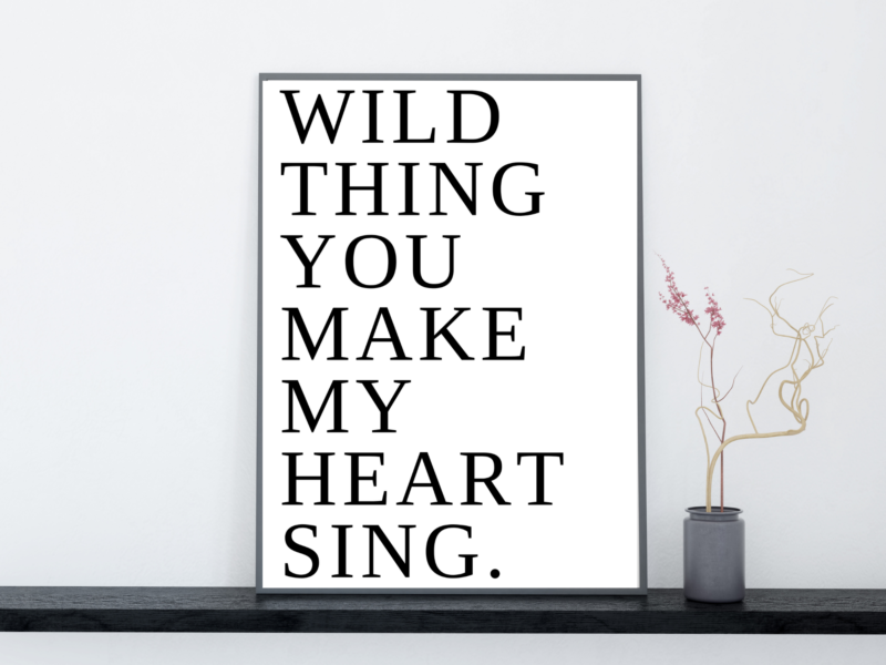 Wild Thing Poster