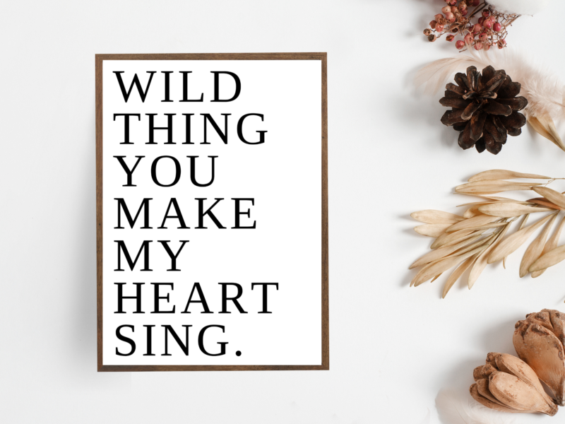 Wild Thing Poster