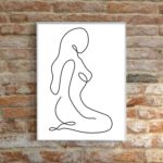 Women line art poster