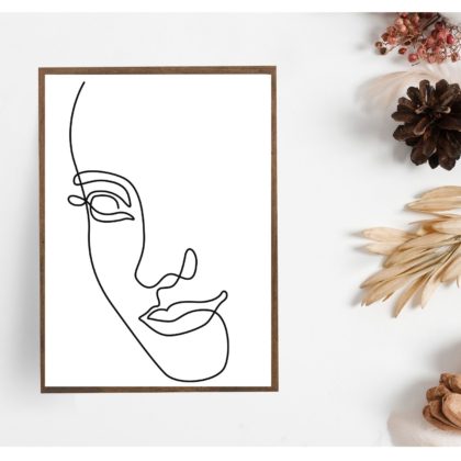 Women line art poster