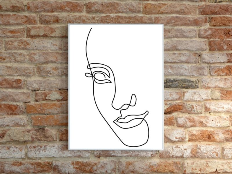 Women line art poster