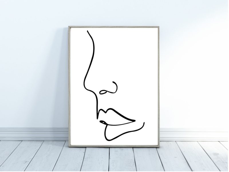 Women line art poster