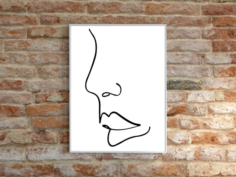 Women line art poster