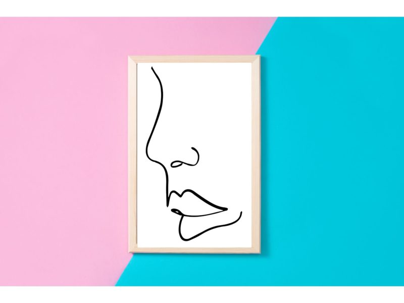 Women line art poster