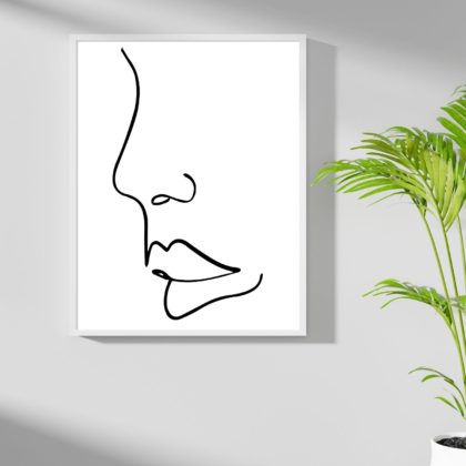 Women line art poster
