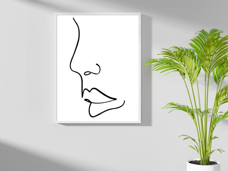 Women line art poster
