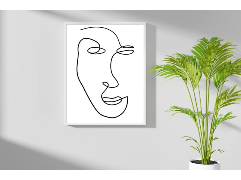 Women line art poster