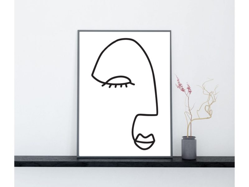 Women line art poster