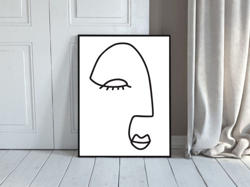 Women line art poster