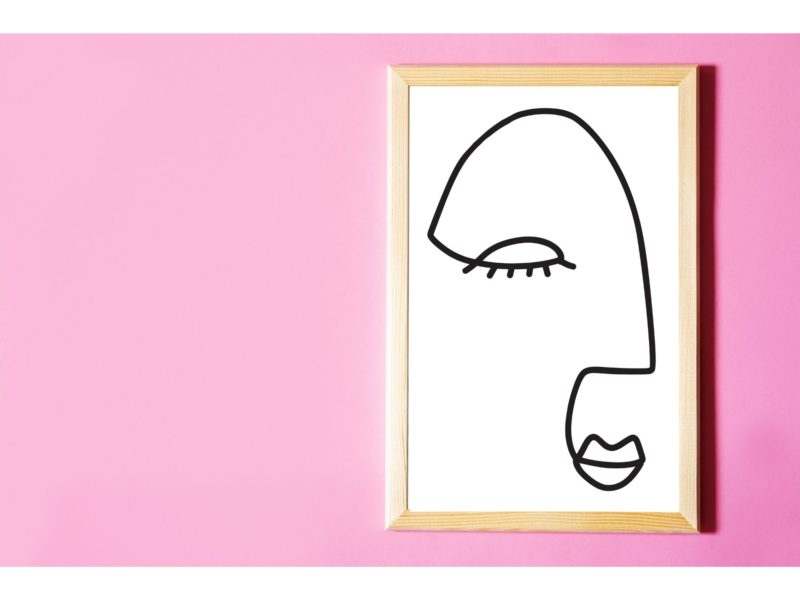 Women line art poster