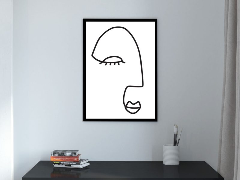 Women line art poster