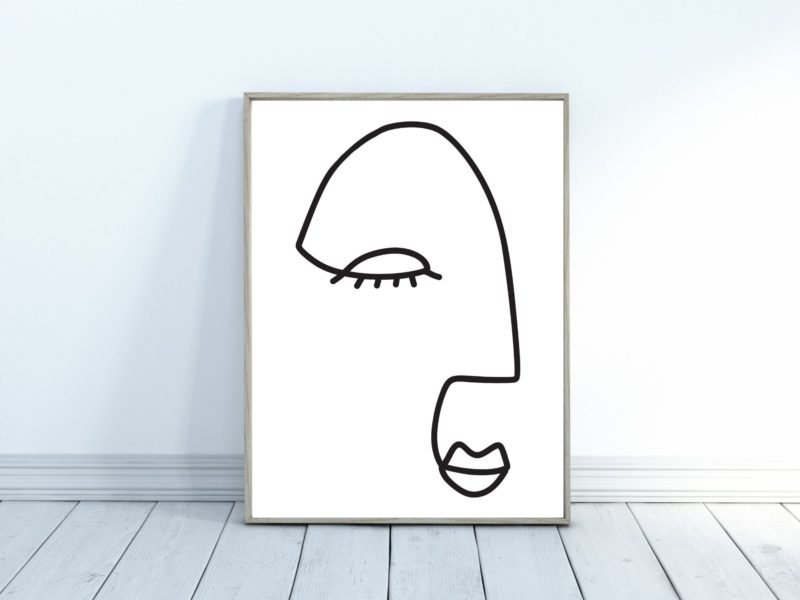 Women line art poster