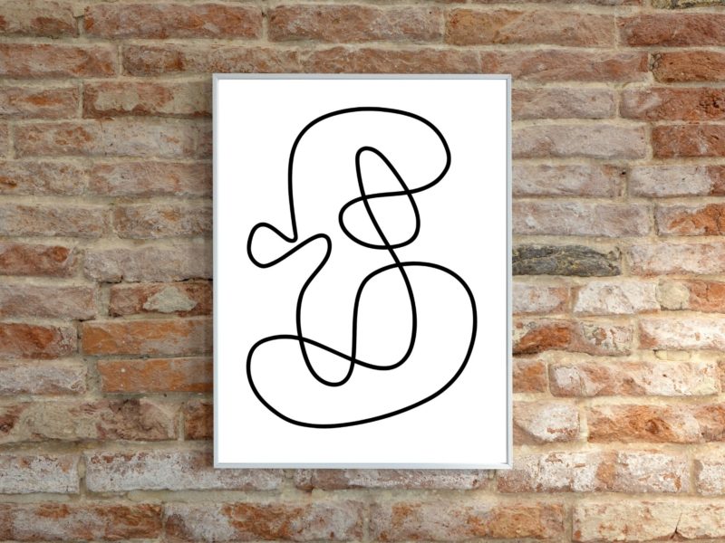Women line art poster