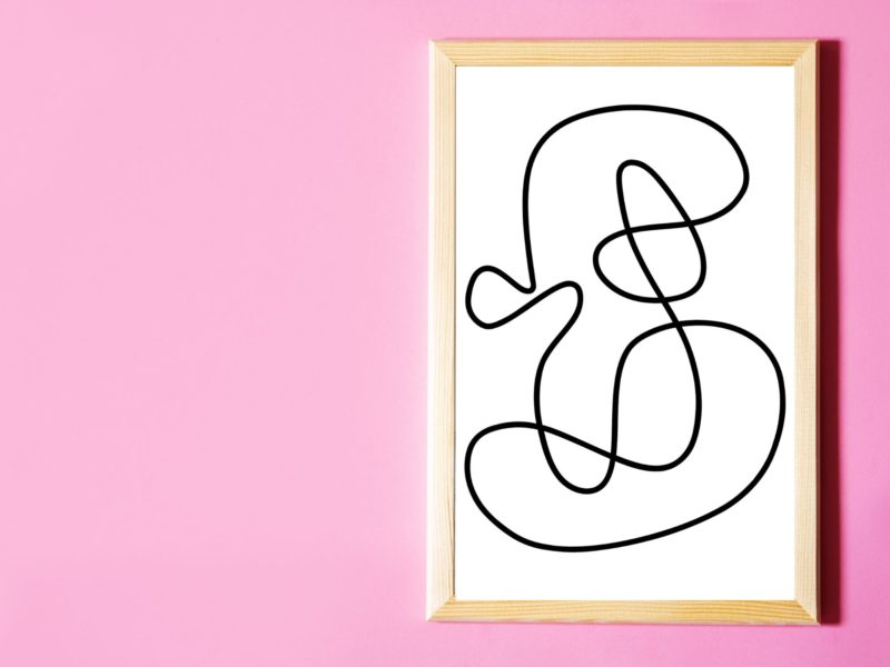 Women line art poster