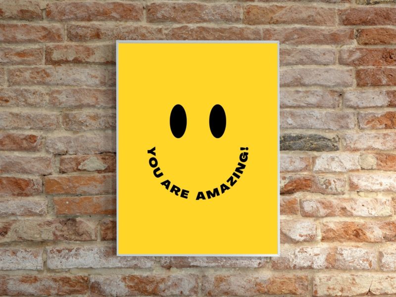You are amazing Word Poster