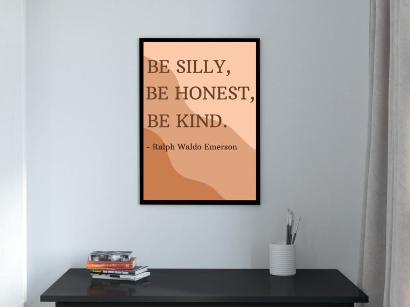 Ralph Waldo Emerson Inspirational Quote Poster