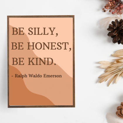 Ralph Waldo Emerson Inspirational Quote Poster