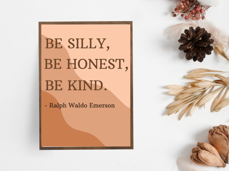 Ralph Waldo Emerson Inspirational Quote Poster