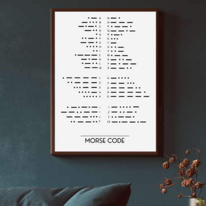 Morse Code Poster
