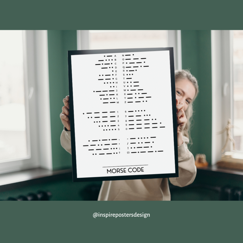 Morse Code Poster